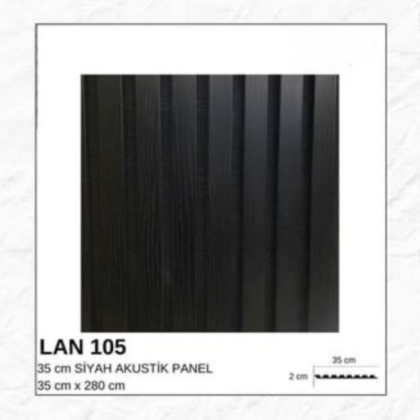 Siyah Akustik Panel
